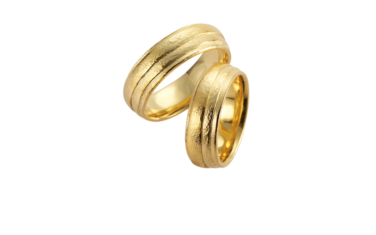 05181+05182-wedding rings, gold 750